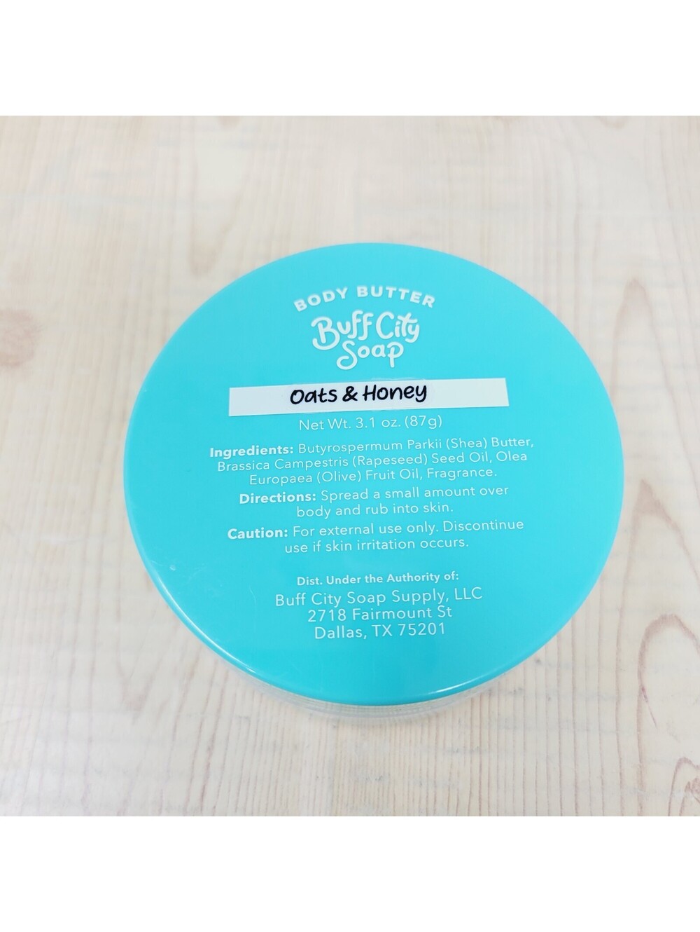Buff City Soap Body Butter Oats & Honey